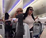 美国女子飞机上用笔记本电脑猛砸丈夫：你敢看别的女人