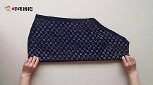 旧衣服上剪2个椭圆缝几针，没想到那么实用，保暖又洋气，真厉害