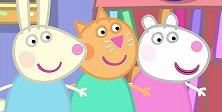 小猪佩奇：去上学，猪爸爸送乔治佩奇去上学，大家表现都不错