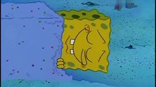 《海绵宝宝》：派大星抽风把海绵宝宝打扁了！