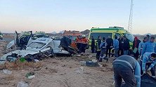 埃及高速两车相撞 已致16死18伤