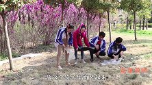 童年短剧：小伙伴们一起打扫公园卫生，做爱护环境的小卫士，加油