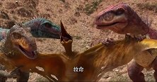 恐龙王 ：大飞鸟被恐爪龙挟制！美甲龙前来解围！