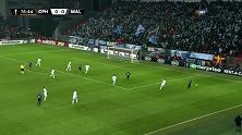 第77分钟马尔默球员特勒伊斯塔松进球 哥本哈根0-1马尔默