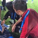 南通支云和深圳雷曼的比赛惊现“断腿事件”