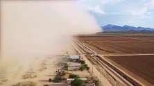 沙尘暴有多可怕？目击其第三视角，气势恐怖破坏力更牛