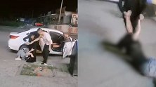 山西两男子强行揪头发拖拽年轻女子 不顾反抗将其塞入车内带走