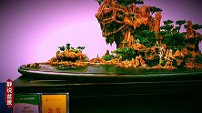 沭阳盆景展会盆景，一组3盆金奖山石盆景，峰峦叠嶂美轮美奂