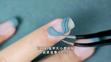 超火的丝带美甲还可以这么做