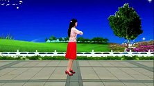 抒情优美广场舞《梨花飞情人泪》这首歌特好听，入门基础步