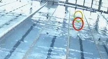 游泳池里起摩擦 男子深水区遭人连续两次拖拽