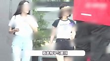 颖儿带女儿外出逛街被拍，小月亮脸型好个子高，才8岁就有大长腿