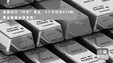 狂买673吨黄金！全球央行狂买黄金，黄金配置价值显现？