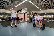 广东队长周鹏健身房练硬拉 这个重量是什么水平？