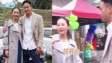 何润东陪妻子回娘家过节，穿情侣装玩亲亲大秀恩爱，全程十指紧扣
