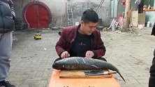 20多斤大鱼炖一大锅，农村大锅炖鱼就是好吃