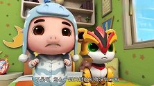 猪猪侠：猪猪侠看电视，却和阿五抱成团，结果却又反目成仇！