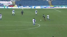 第16分钟唐卡斯特球员理查兹射门 - 打偏