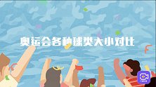 奥运用球高达17种！从乒乓球到篮球，你真的知道它们多大么？
