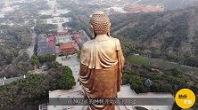 世界最高的佛像，耗资12亿元有70层楼高，消耗108公斤黄金