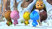 萌鸡小队：麦奇真是体贴，看到雪人在外面，就觉得他也会冷！