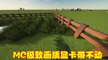 MC画面粗糙？国外玩家体验极致画质，自家显卡爆炸牺牲