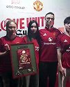 贝尔巴托夫在上海参加曼联活动 与球迷互动