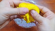 无硼砂无胶水，用粘土和洗洁精制作黄油泥史莱姆，软软滑滑的
