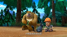熊出没：光头强指使小松鼠在赛场上跳舞，分散熊二注意力！
