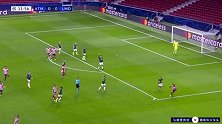 第12分钟马德里竞技球员马科斯·略伦特射门 - 被扑