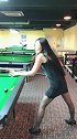 姐姐也会打台球，这个动作真的是没谁了啊