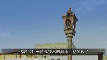 猴子上演高台跳水！小猴站台上正纠结，突然伸来一只手！