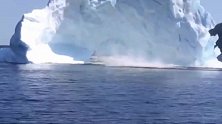 岛上最后一座冰山也融化了，可惜了