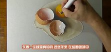 大神画了一个栩栩如生的大洞，狗狗玩着玩着，球真的掉进洞里了