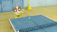 云彩面包：库奇和丫丫打乒乓球，结果丫丫太厉害了