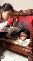 我姐总是不相信自己睡觉时，会打呼噜，所以这次帮她录了下来