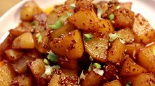小吃摆摊100种配方之香辣孜然火腿和土豆的做法，学起来