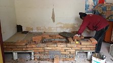 万荣小伙带你了解农村火炕搭建，一碗特色麻食饭犒劳