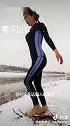 冬天第一场大雪，下去游一圈冬泳