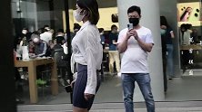 穿着五分瑜伽短裤，搭配平底鞋，也要走出气质