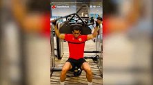 自律！上海海港外援洛佩斯晒健身房训练视频 养精蓄锐积极备战