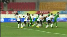 中超-14赛季-联赛-第20轮-人和队米西莫维奇角球传中头尤里球攻门被臧一峰完美解围-花絮