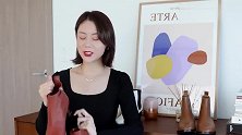 女人会打扮42岁也不显老，今年多穿这样精致的短靴，舒适有魅力