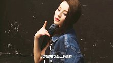 迪丽热巴难得这么“仙气”，穿印花裙剪齐刘海，像恋爱中的少女