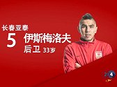 伊斯梅洛夫33岁的生日快乐 亚泰铁闸效力6年贡献20球