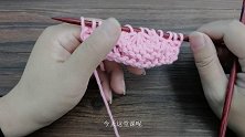 棒针编织的“笑脸花”如此简单，你学会了吗？效果不错哦！