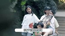张晋晒一家五口游玩vlog，蔡少芬纯素颜显憔悴，三个孩子罕见同框