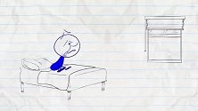搞笑铅笔人动画：梦魇的铅笔人，无法从梦中醒来