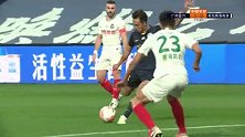 第74分钟广州富力球员叶楚贵射门 - 被扑