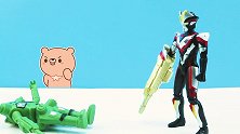 维克特利全武装玩具！奥特曼对战怪兽金古桥雷德王